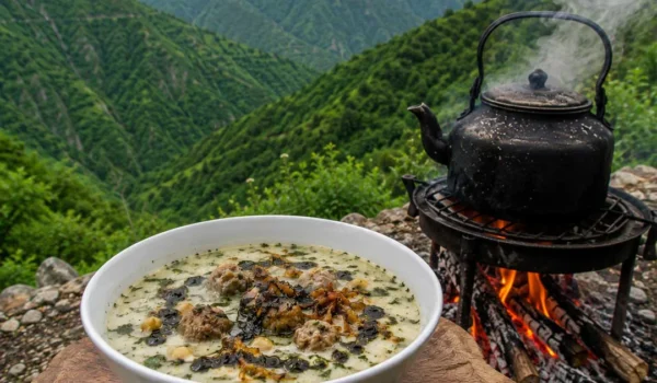 طرز تهیه آش دوغ